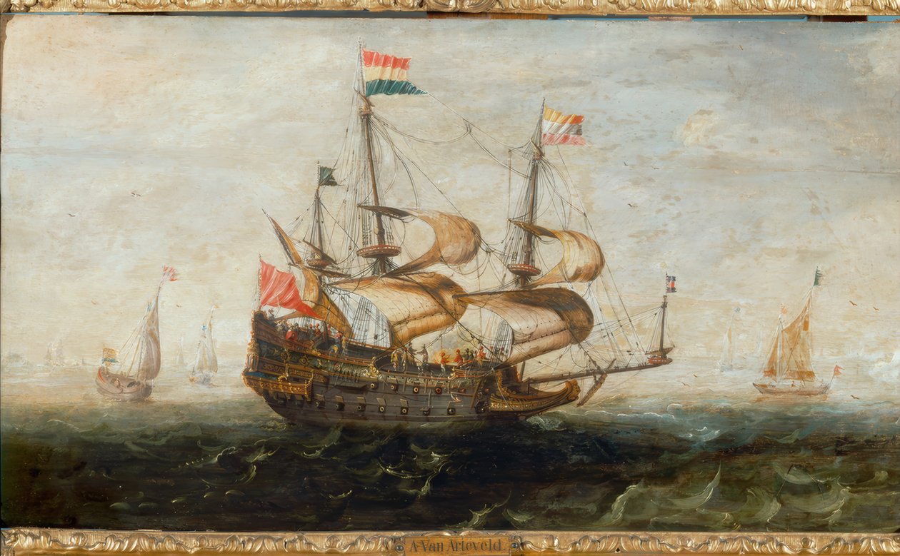 Holländisches Schiff von Andries van Eertvelt