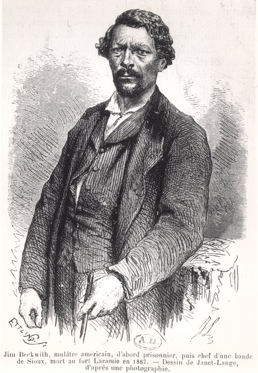 Jim Beckwourth von Ange Louis Janet