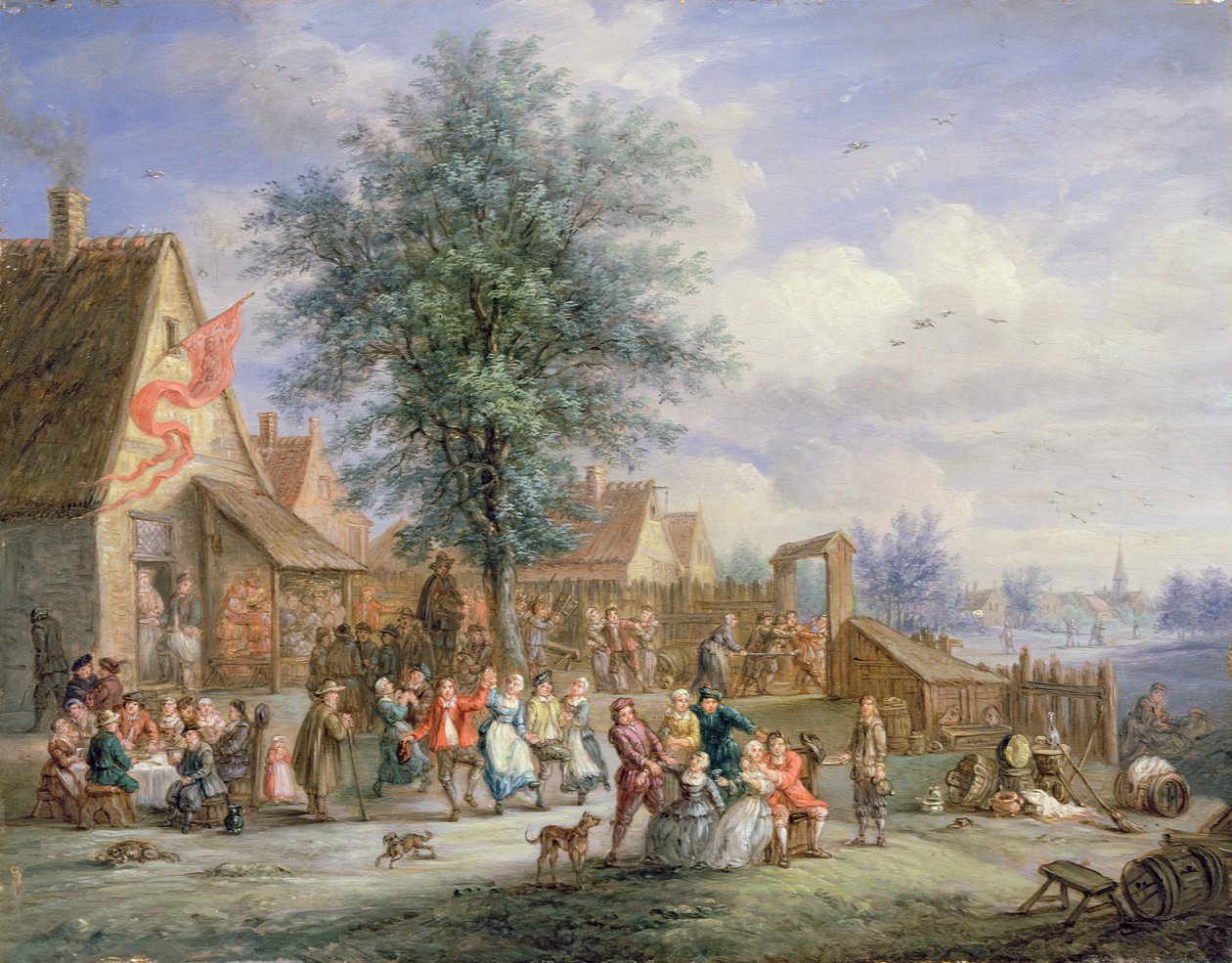 Ein Kermesse am St. Georgstag von Angel Alexio Michaut