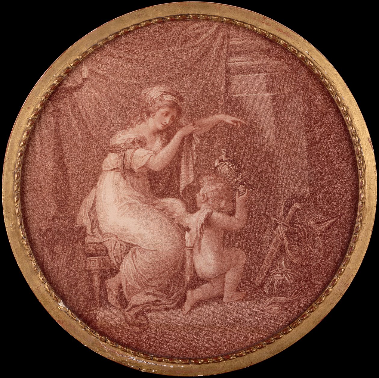 Das Leben des Amor von Angelica (after) Kauffmann