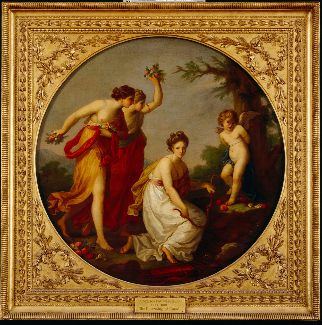 Die Entwaffnung des Amor von Angelica Kauffman