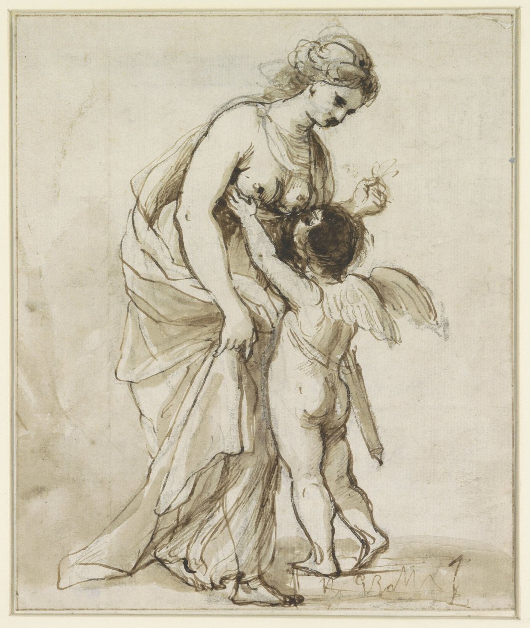 Venus und Amor von Angelica Kauffmann