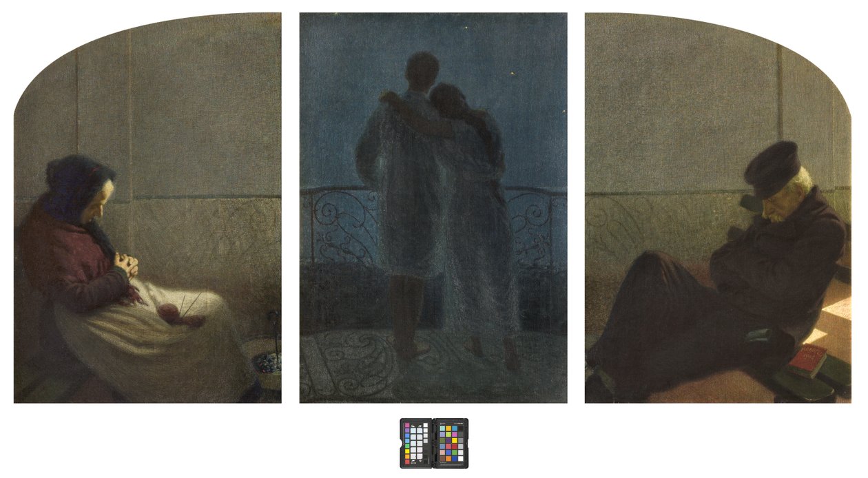 Zwischen Traum und Wirklichkeit? von Angelo Morbelli