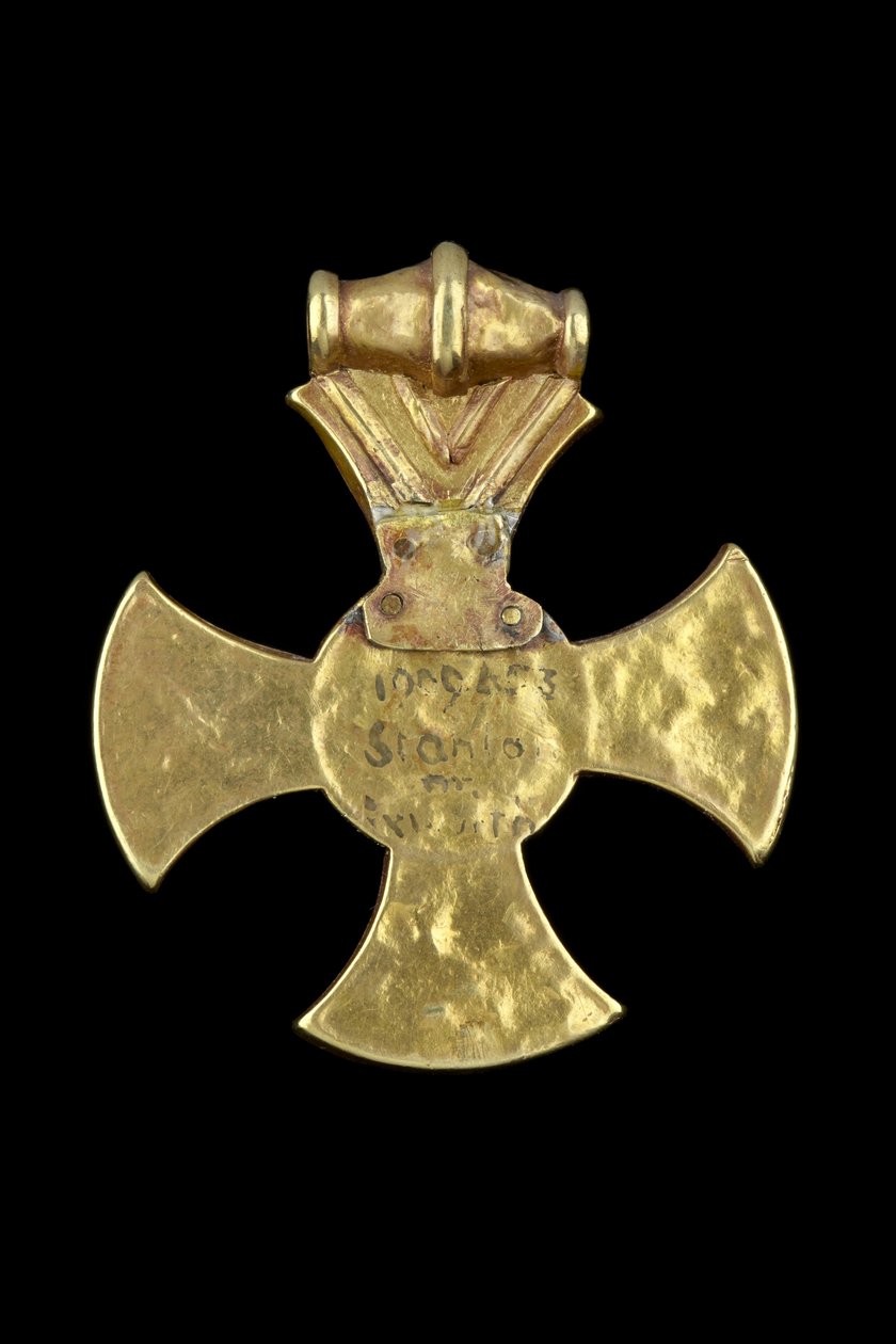 Rückseite des Ixworth-Kreuzes von Anglo Saxon