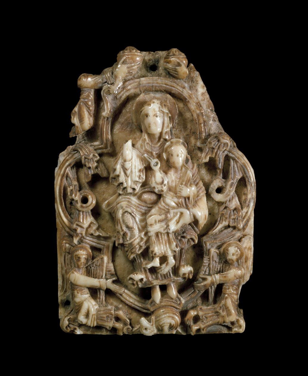 Jungfrau und Kind von Anglo Saxon