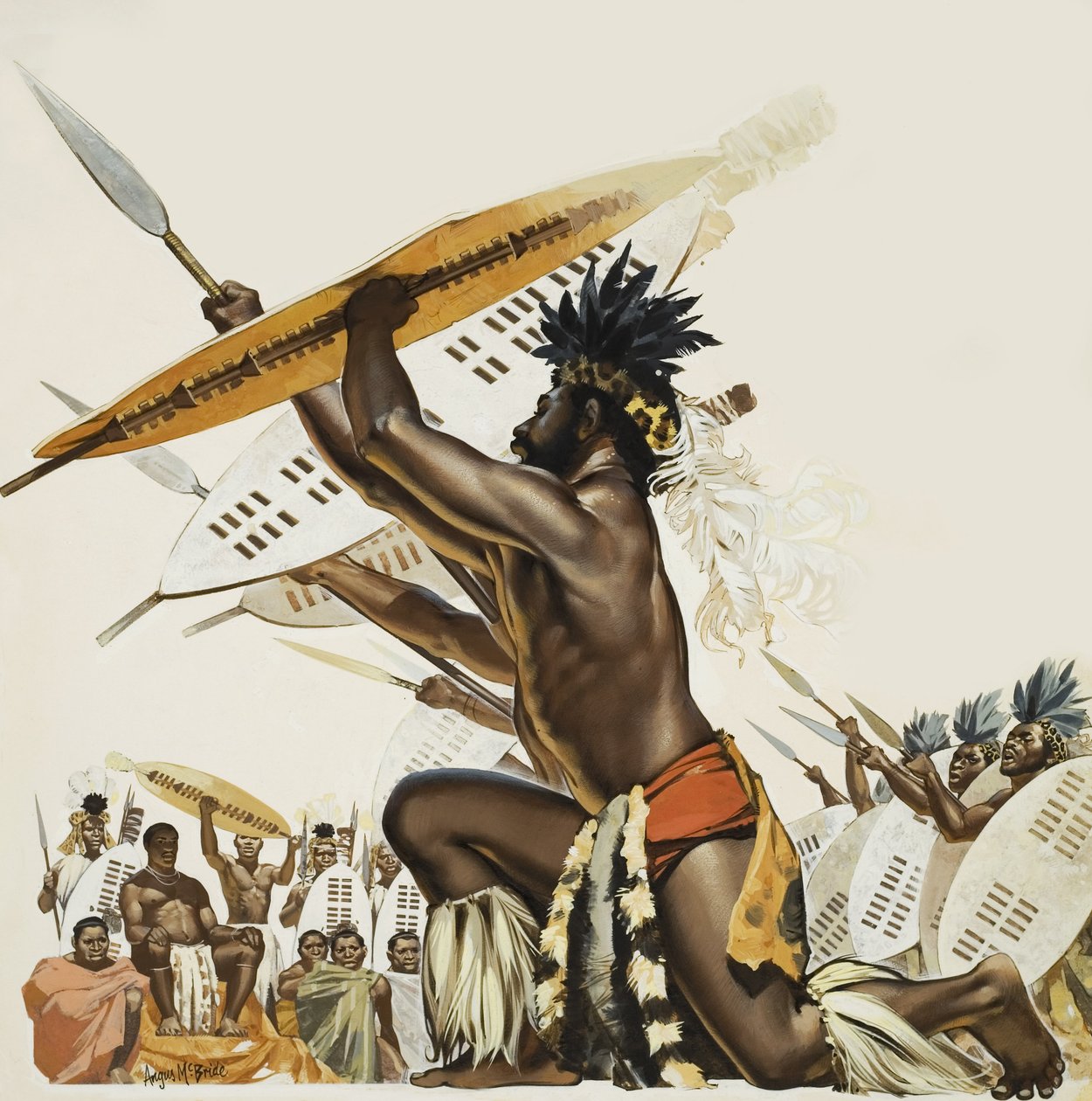 Afrikanische Krieger von Angus McBride