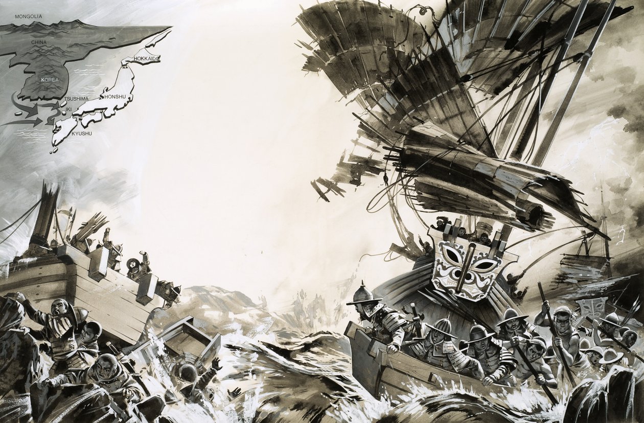 Die verdammte Armada von Kublai Khan von Angus McBride
