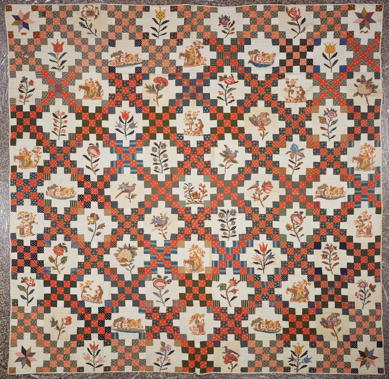 Quilt, 1822 von Ann Maria Warner
