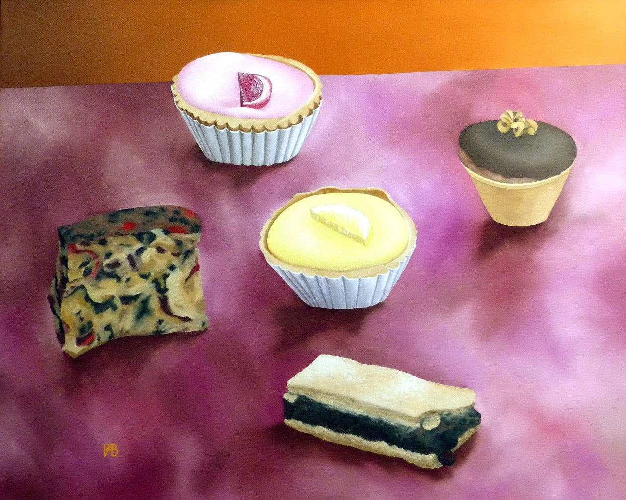 Fünf Kuchen, 1988 von Anna Phillips