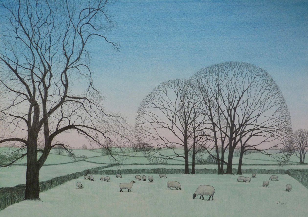 Frostiger Morgen, 2012 von Anna Phillips