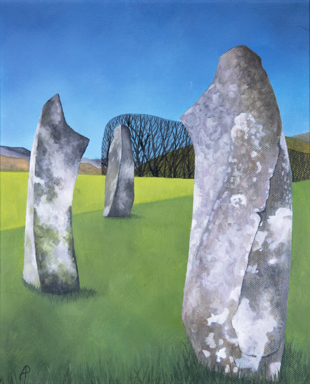 Kilmartin Stones 2, 2018 von Anna Phillips