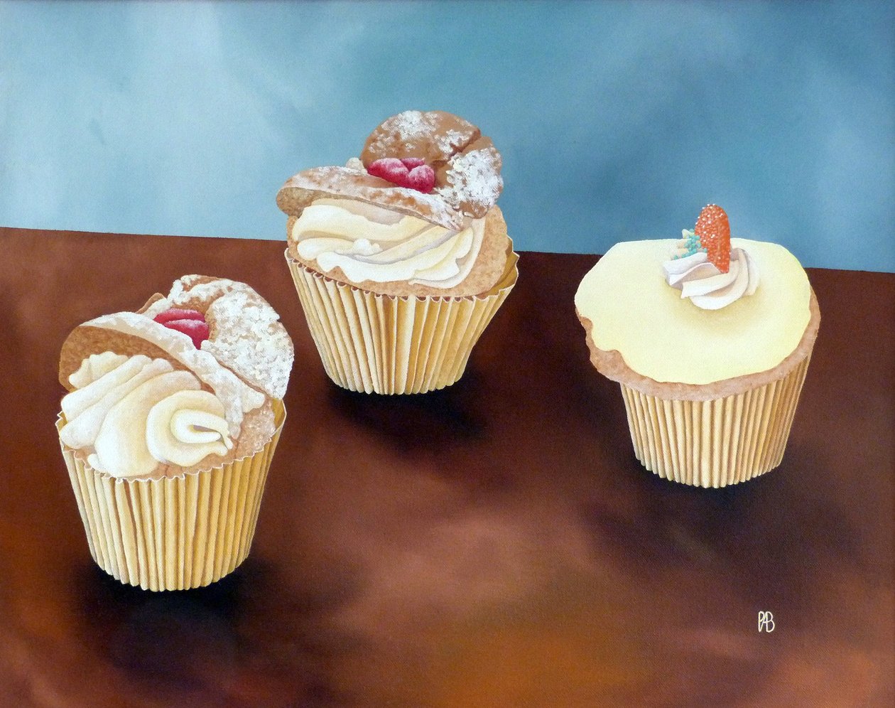 Drei Kuchen, 1998 von Anna Phillips