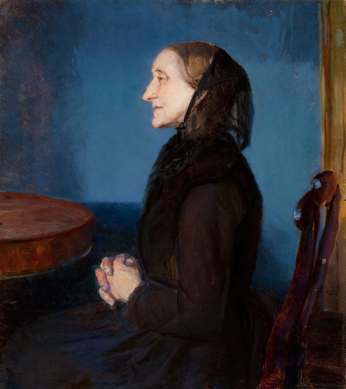 Porträt von Ane Hedvig Brøndum von Anna Ancher