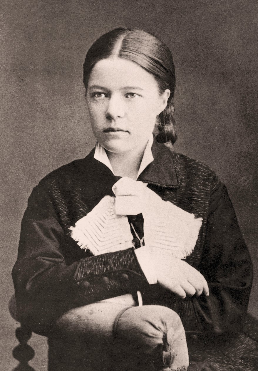 Porträt von Selma Lagerlöf, 1881 von Anna Ollson