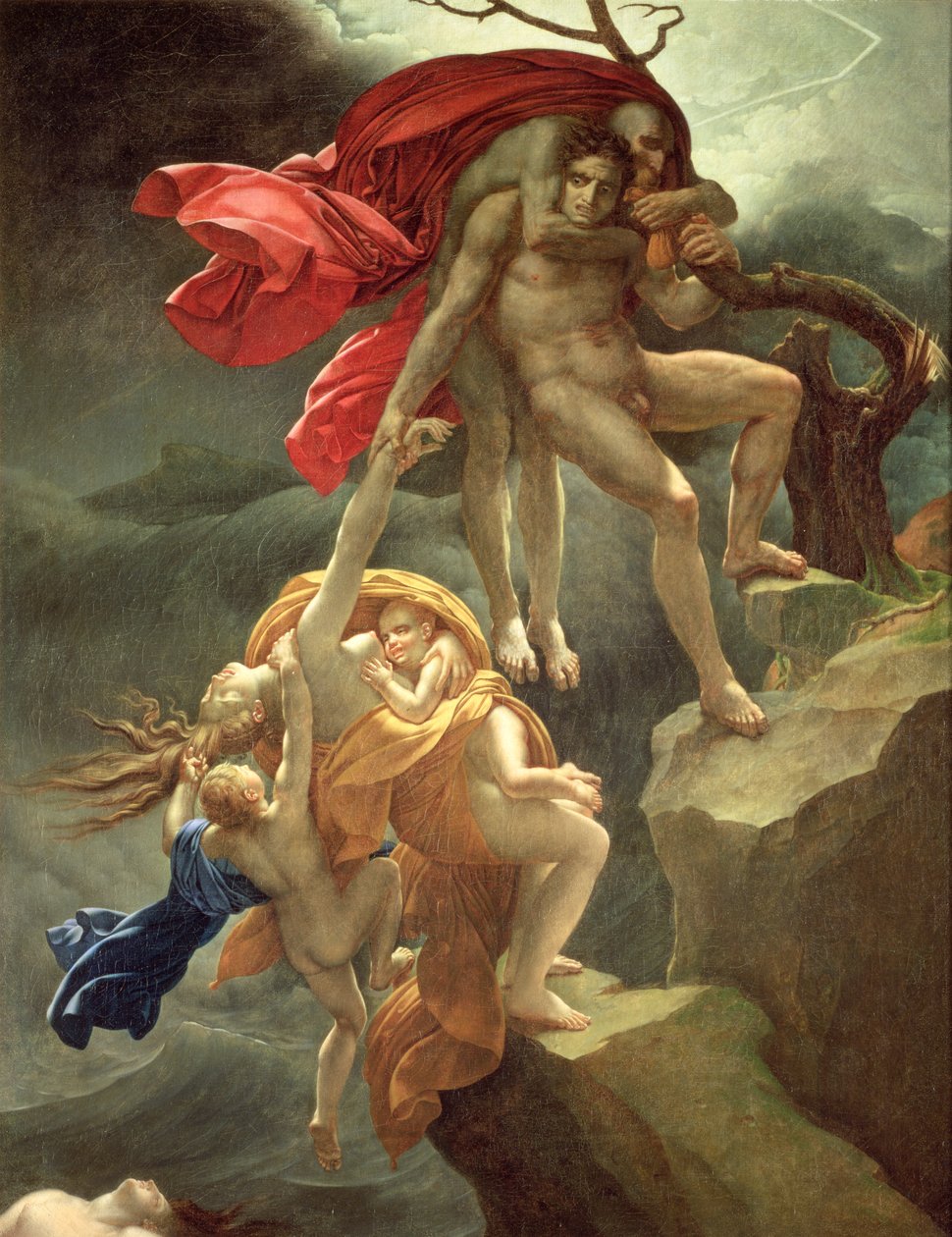 Die Sintflut (ca. 1806) von Anne Louis Girodet de Roucy Trioson