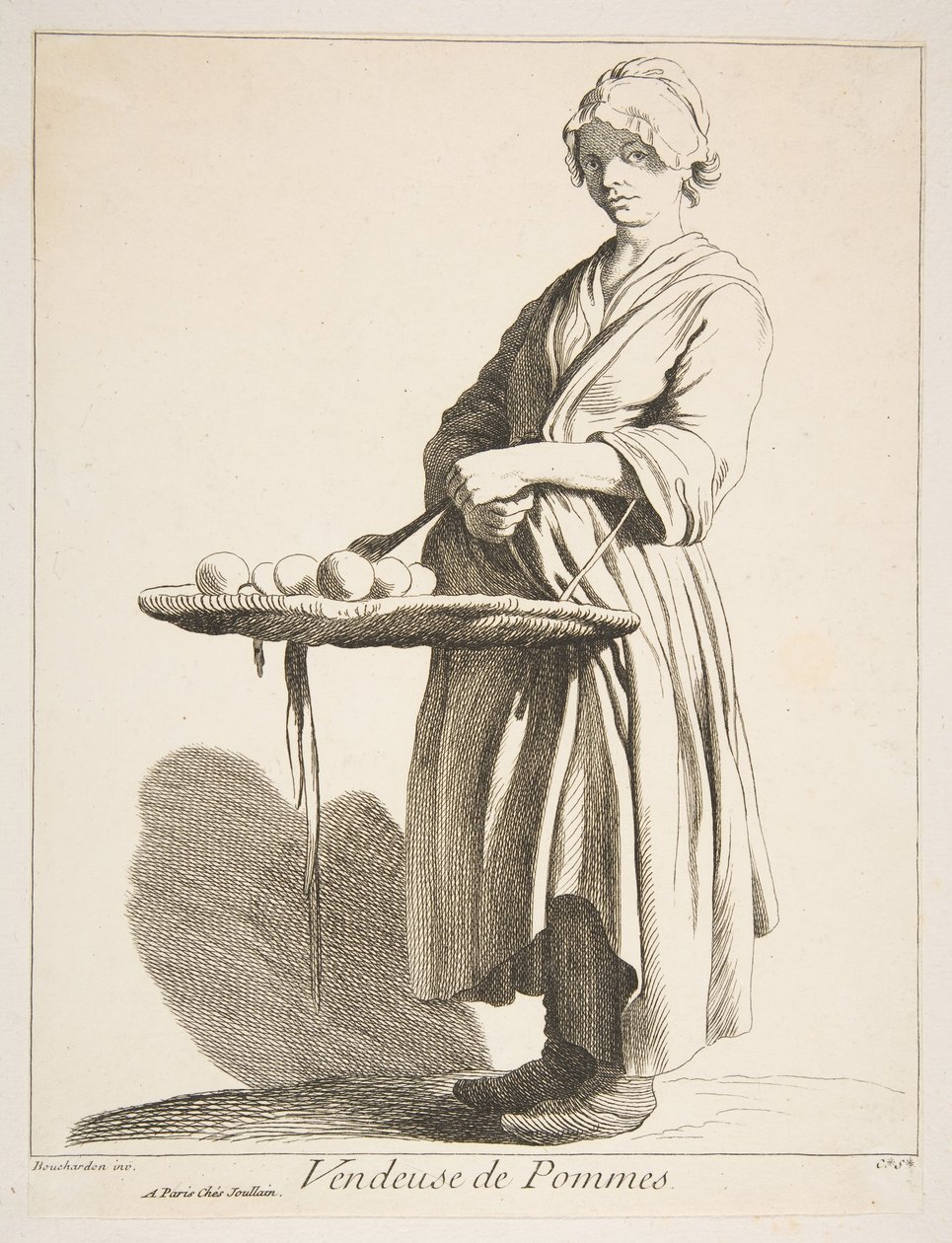 Apfelverkäufer, 1746 von Anne Claude Philippe de Caylus