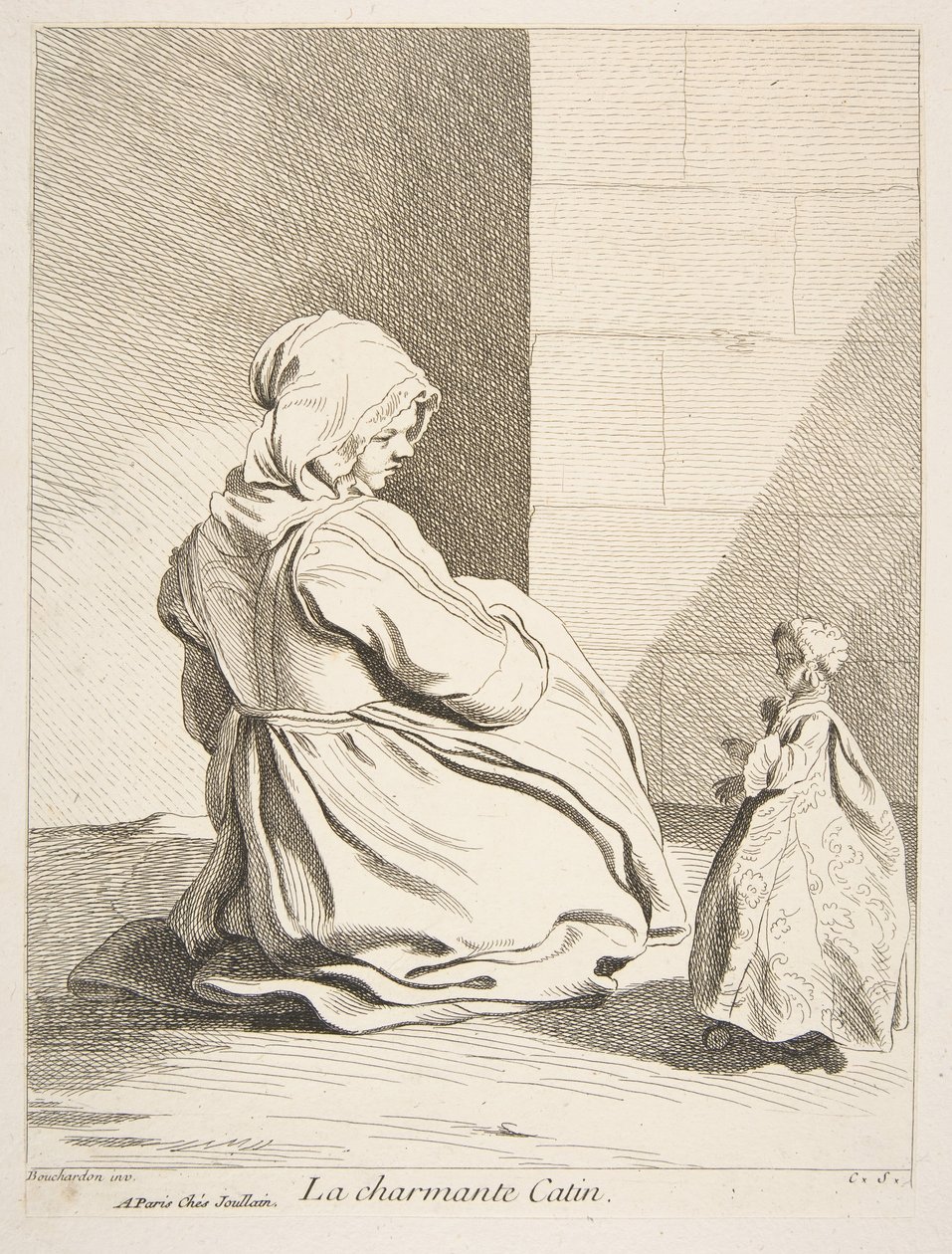 Die bezaubernde Puppe, 1742 von Anne Claude Philippe de Caylus
