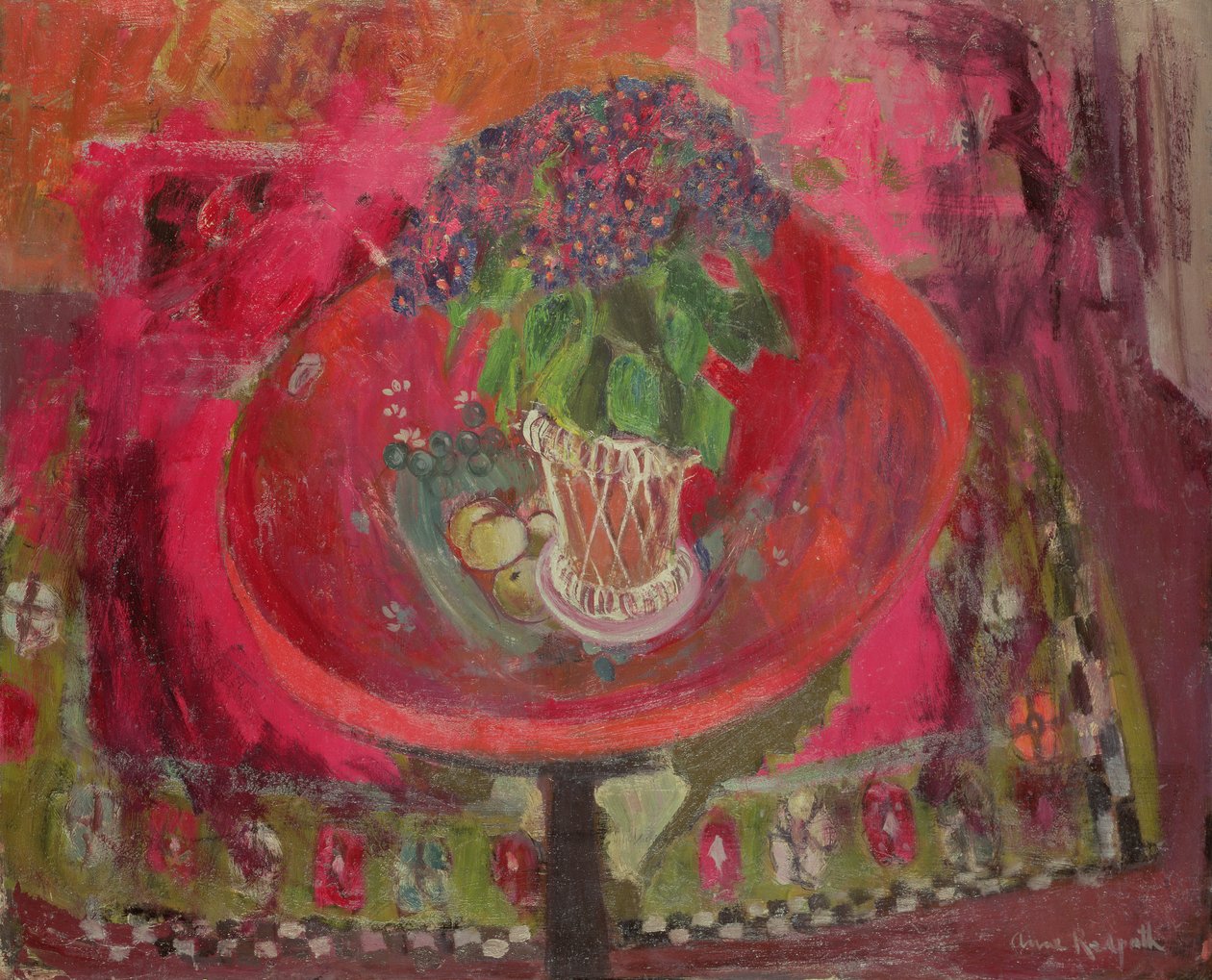 Das rote Tablett von Anne Redpath