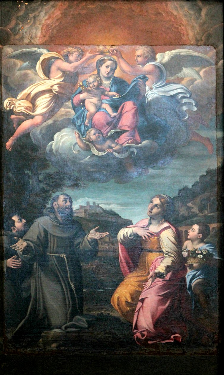 Madonna mit Heiligen von Annibale Carracci