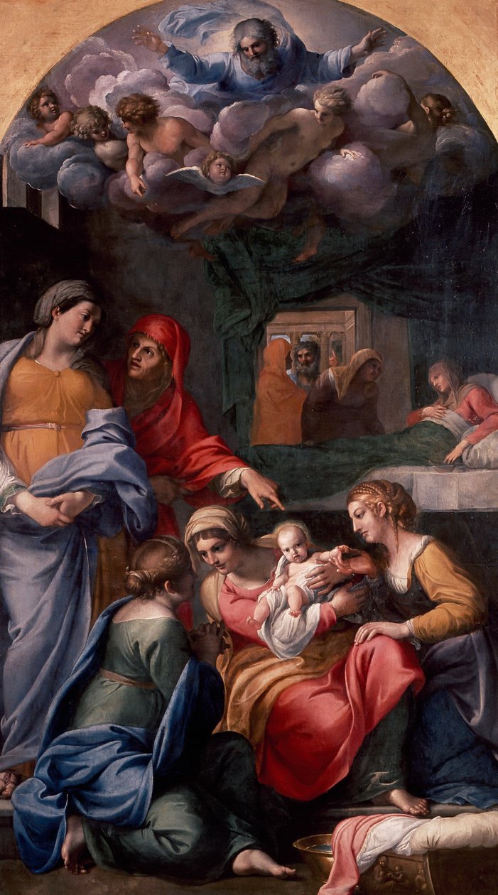 Geburt der Jungfrau von Annibale Carracci