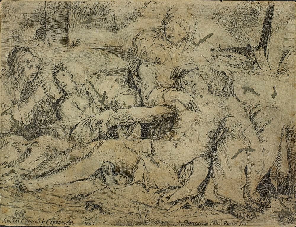 Pietà von Annibale Carracci