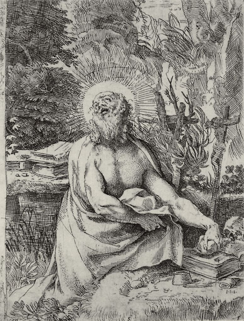 Heiliger Hieronymus von Annibale Carracci