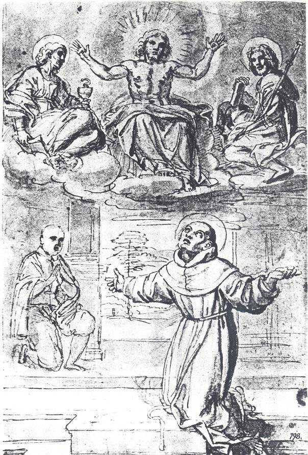 Heiliger Diego von Alcalá von Annibale Carracci