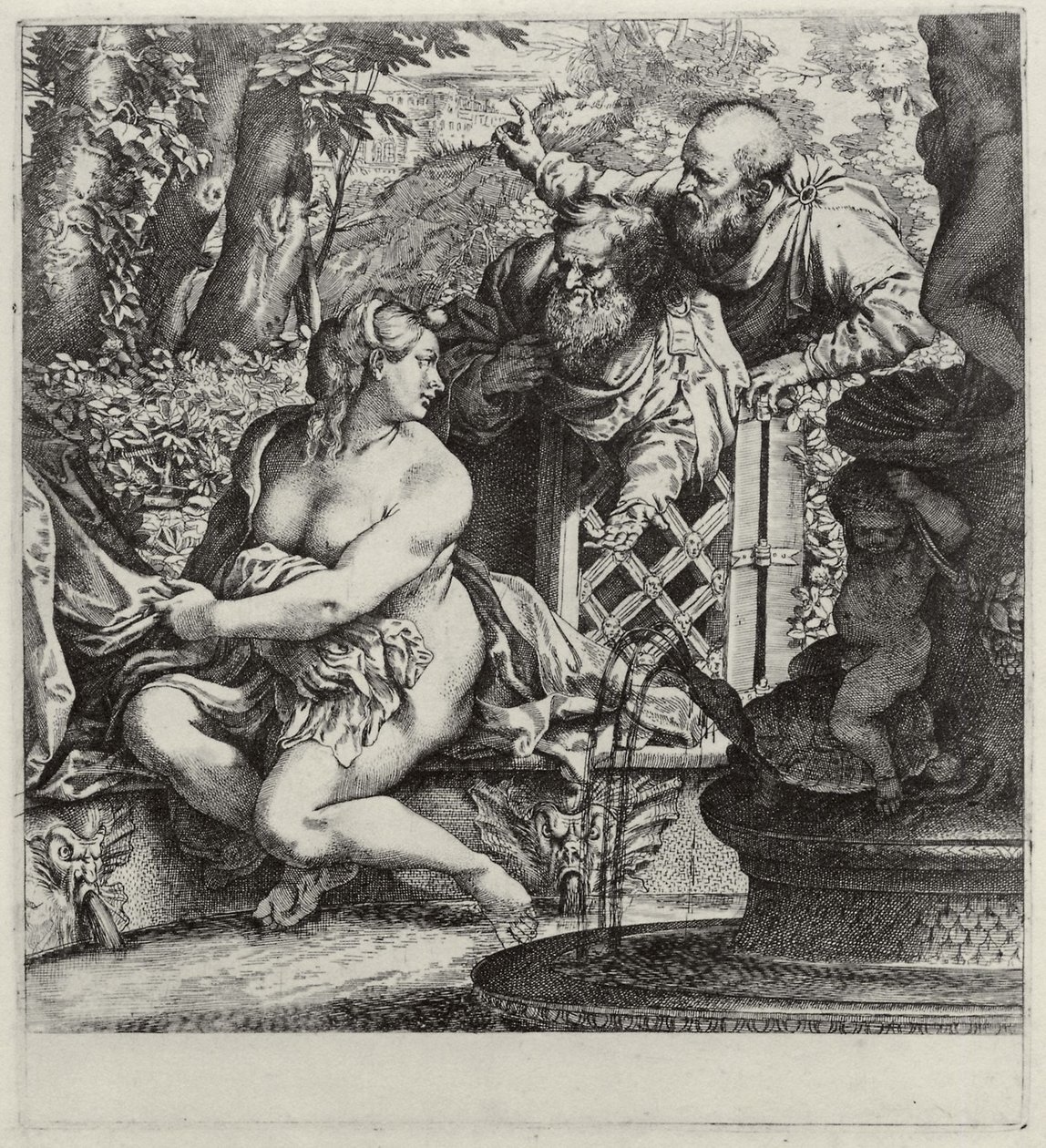 Susanna und die Ältesten von Annibale Carracci