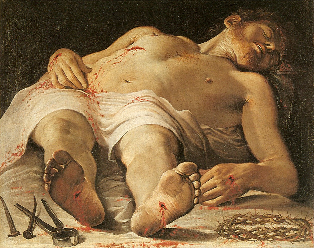 Der tote Christus von Annibale Carracci