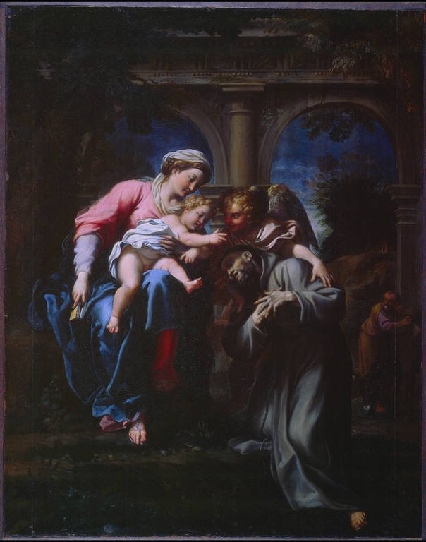 Die Vision des Heiligen Franziskus von Annibale Carracci