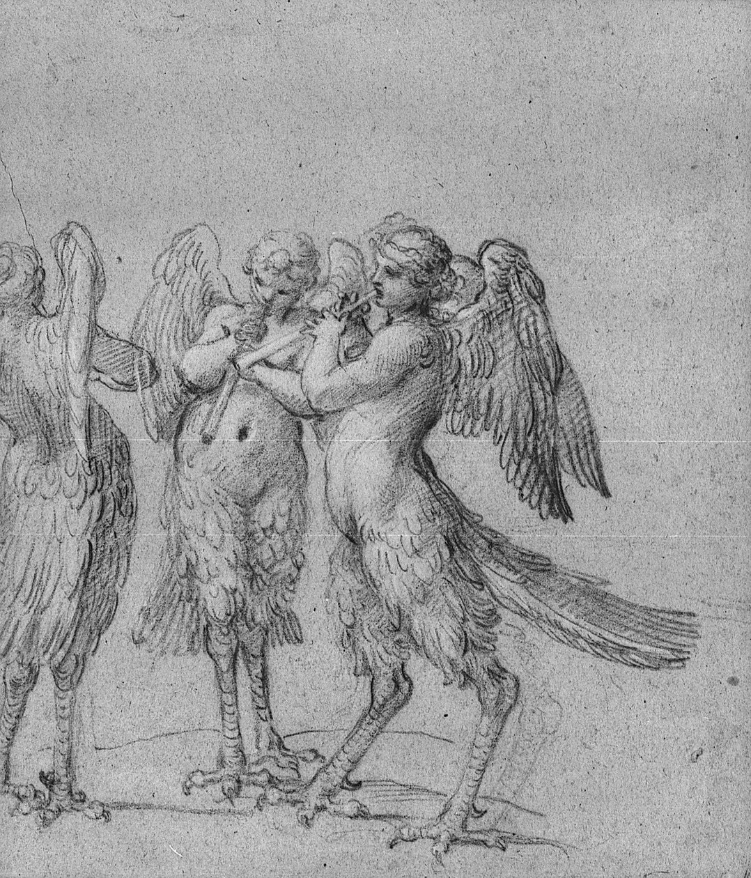 Odysseus und die Sirenen von Annibale Carracci