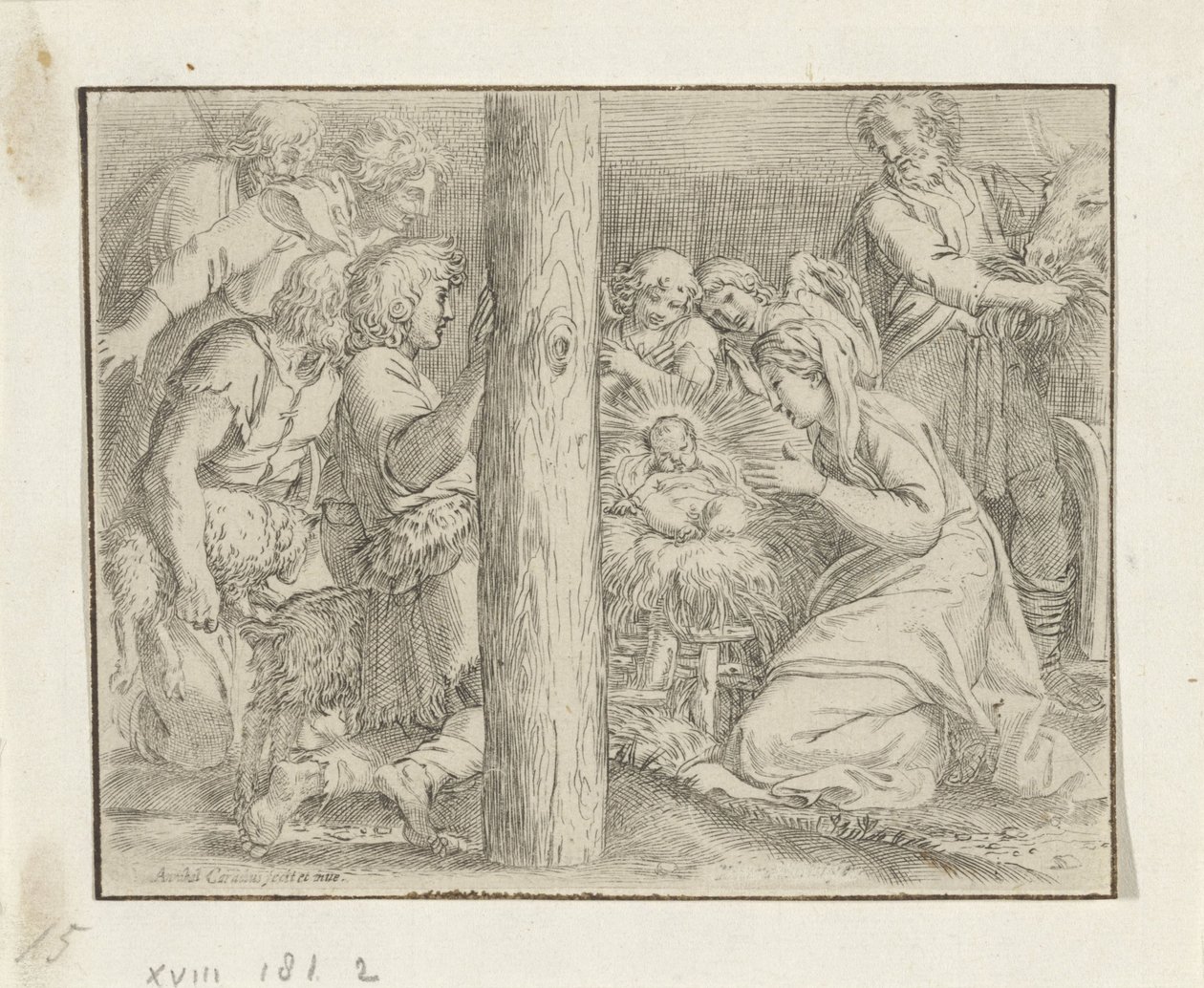 Anbetung der Hirten von Annibale Carracci