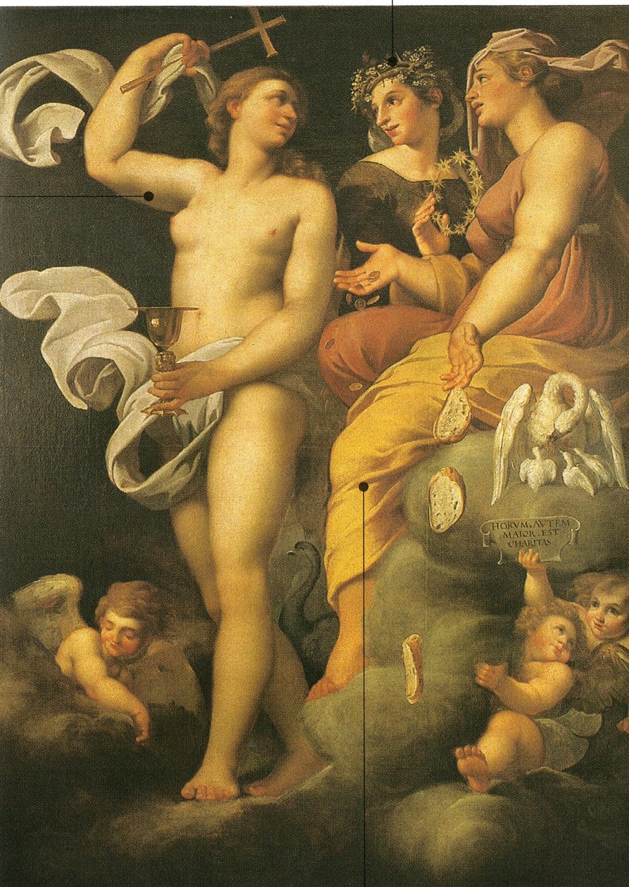 Allegorie der theologischen Tugenden von Annibale Carracci