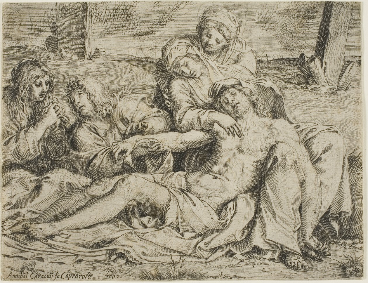 Christus von Caprarola von Annibale Carracci