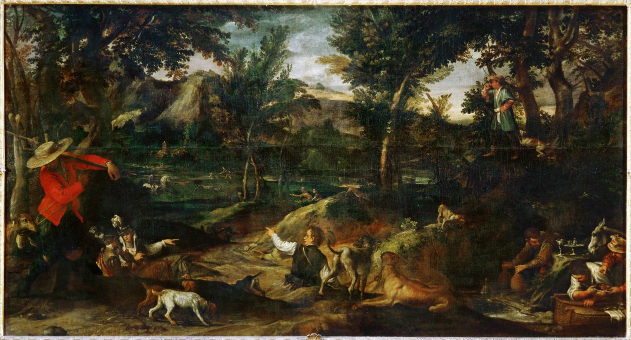 Die Jagd von Annibale Carracci