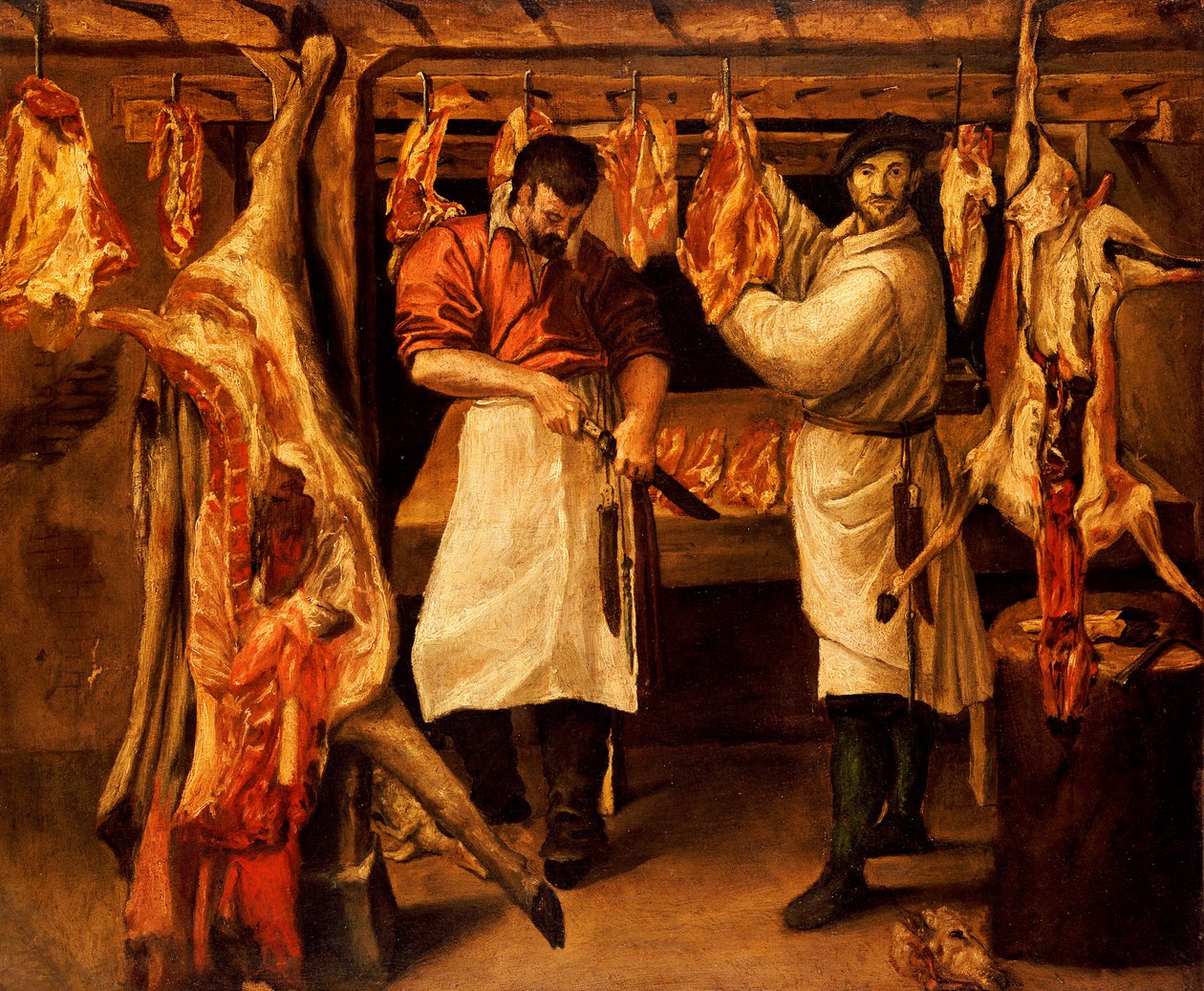Die Metzgerei von Annibale Carracci
