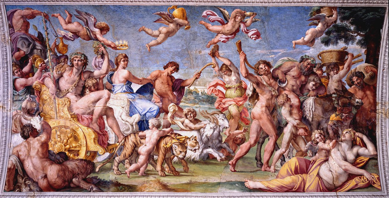 Triumph des Bacchus und Ariadne von Annibale Carracci