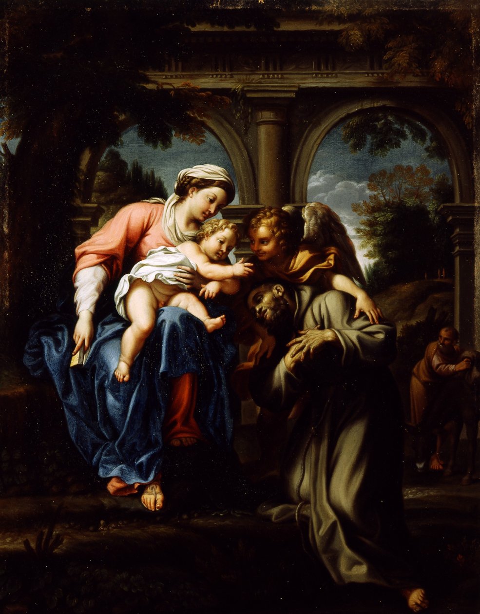Vision des Heiligen Franziskus von Annibale Carracci