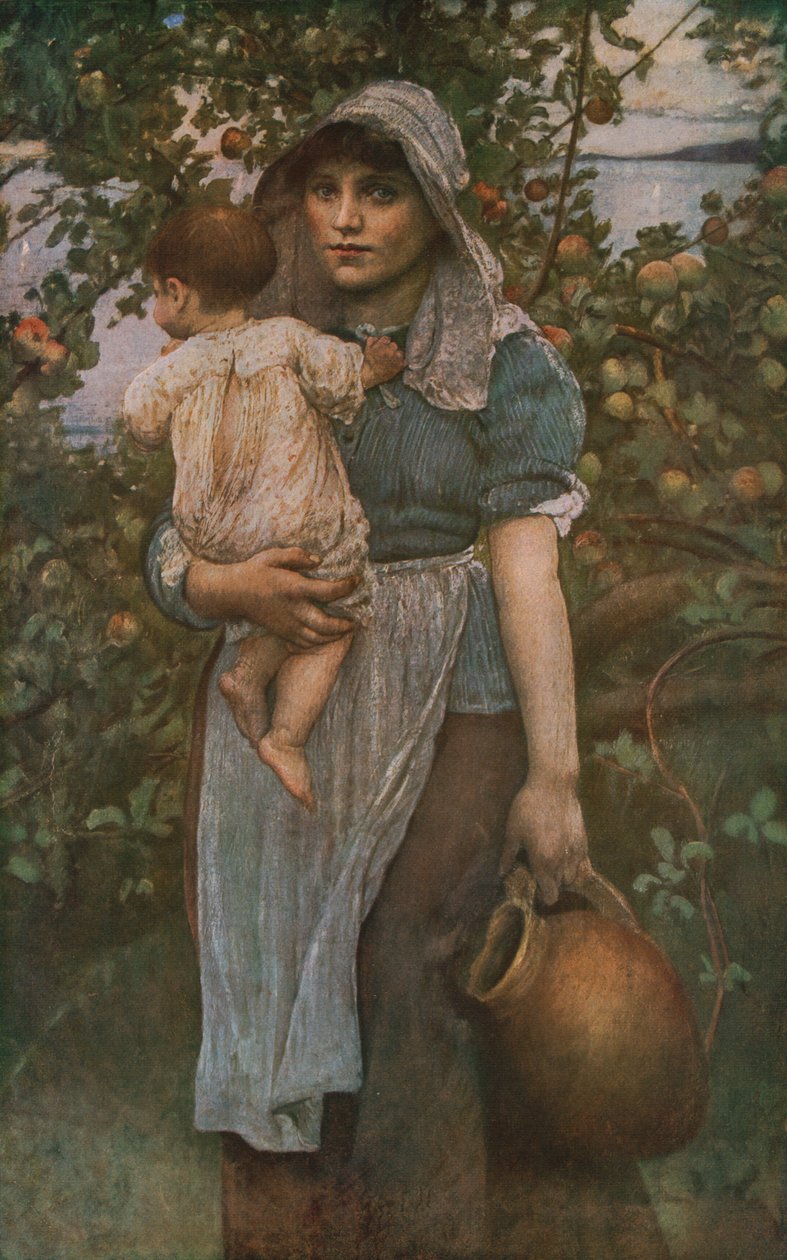 Die junge Mutter von Annie Louisa Swynnerton