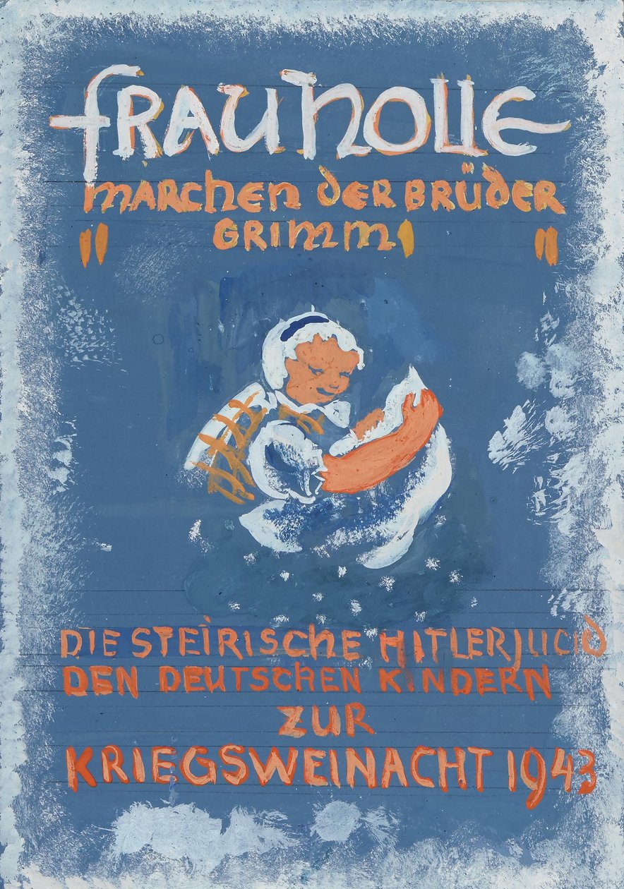 Entwurf Titelblatt: Frau Holle von Anny Dollschein