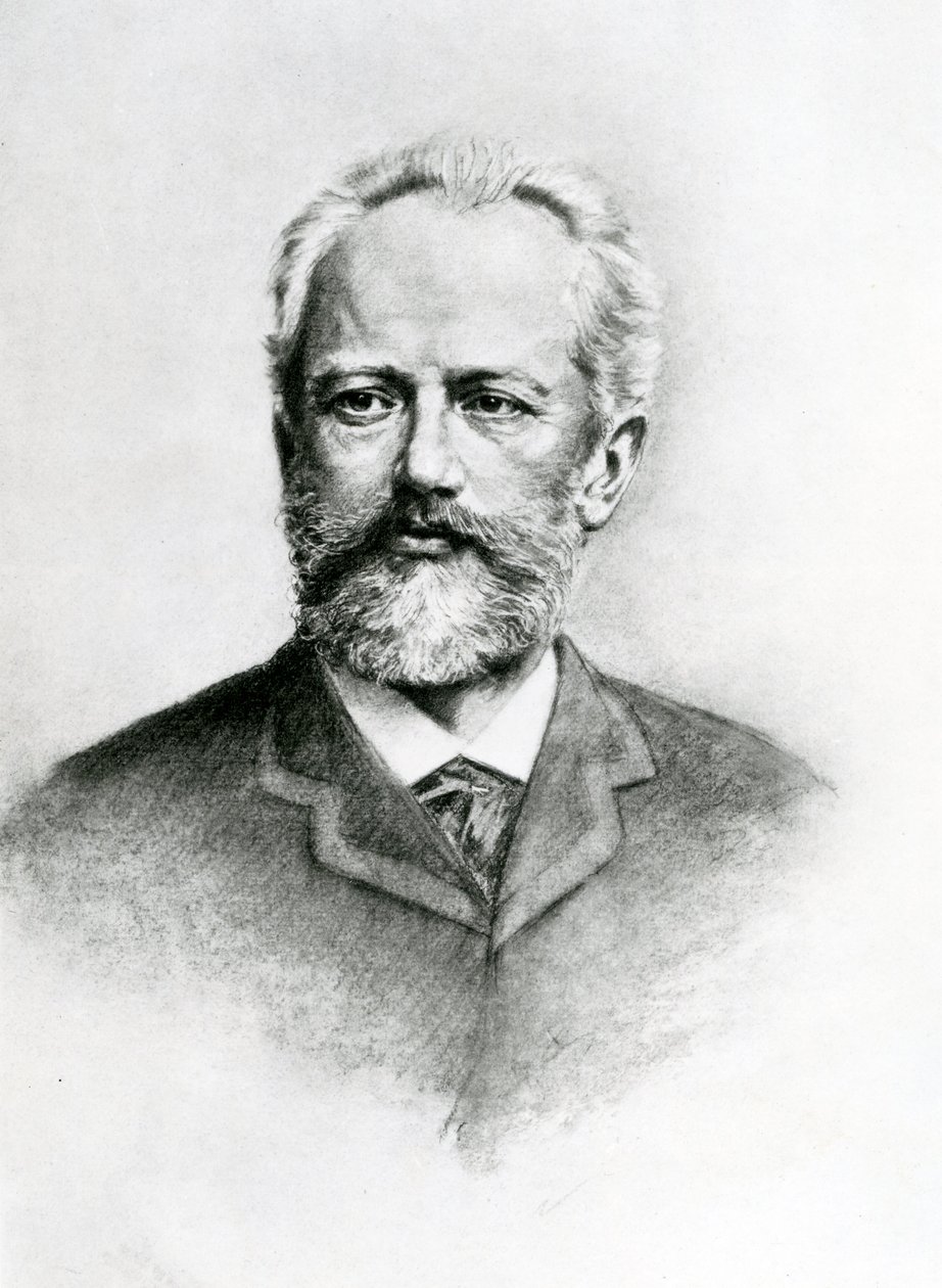Piotr Iljitsch Tschaikowski (1840-93) von Unbekannt Unbekannt