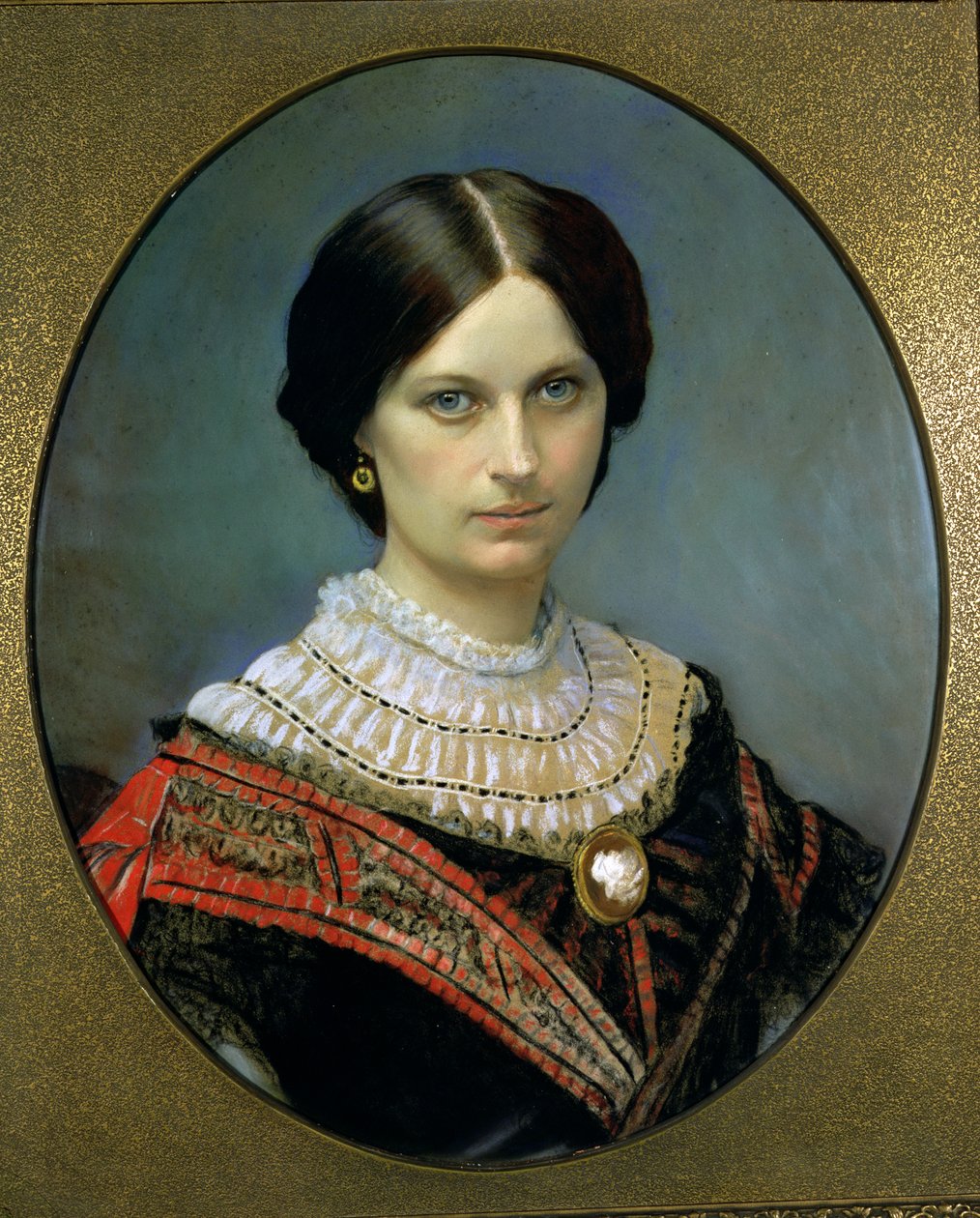 Porträt von Theodosia Ogilvie, 1859 von Unbekannt Unbekannt
