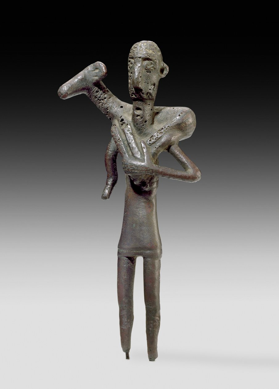Hirtenfigur, Sardinien (Bronze) von Unbekannt Unbekannt