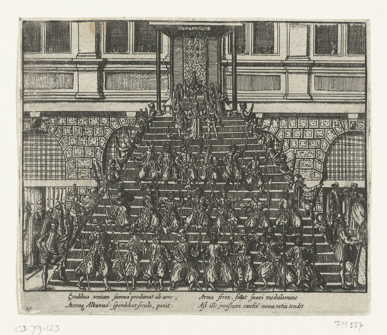 Verkündung des Generalpardons, 1570 von Anonymous