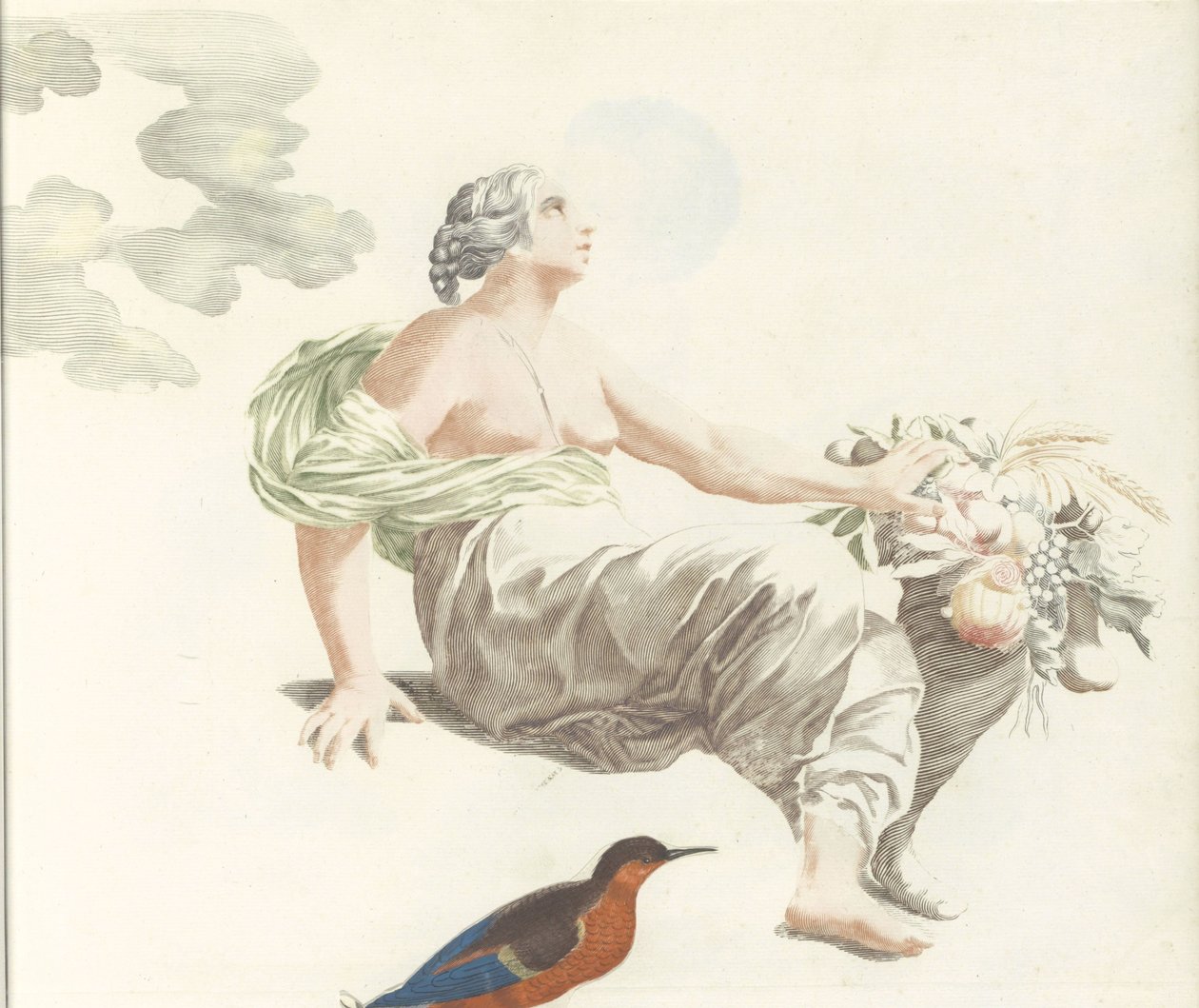 Ceres mit einem Füllhorn von Anonymous