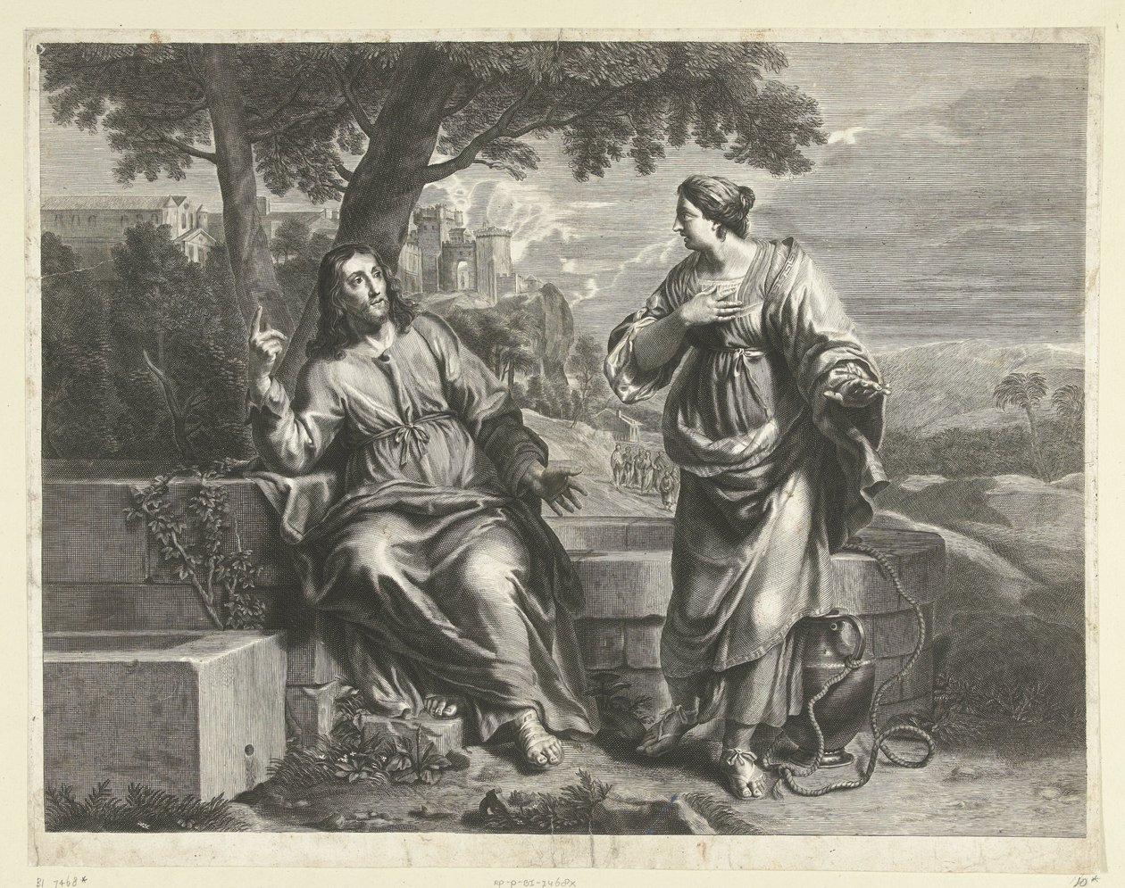 Christus und die Samariterin von Anonymous