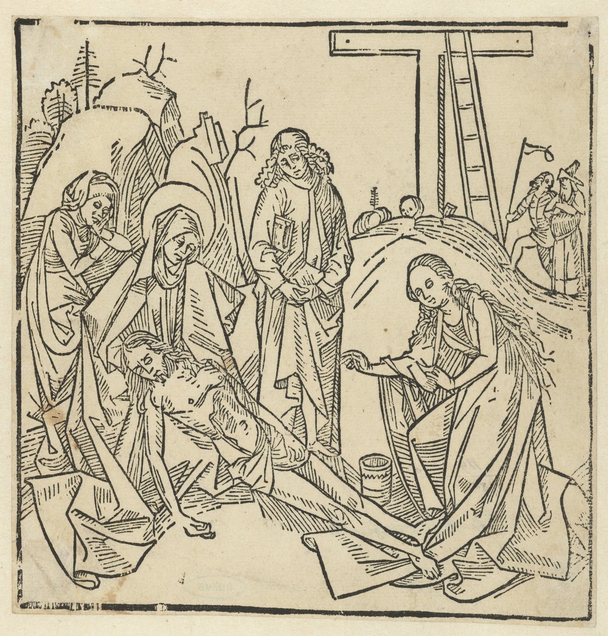 Die Beweinung Christi von Anonymous