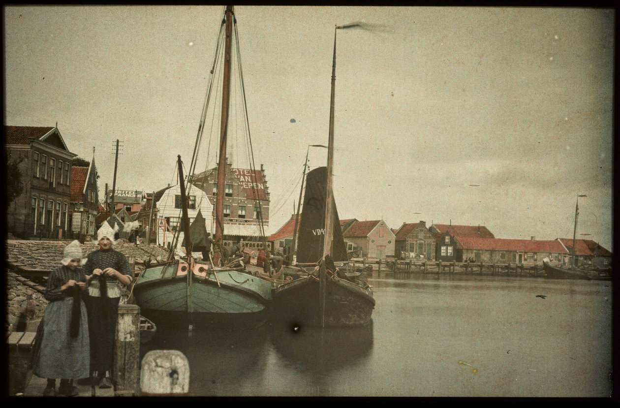 Der Hafen von Volendam von Anonymous