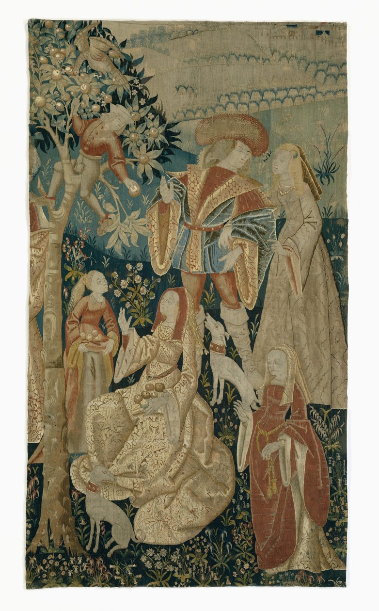 Das Pflücken von Orangen (Fragment) von Anonymous