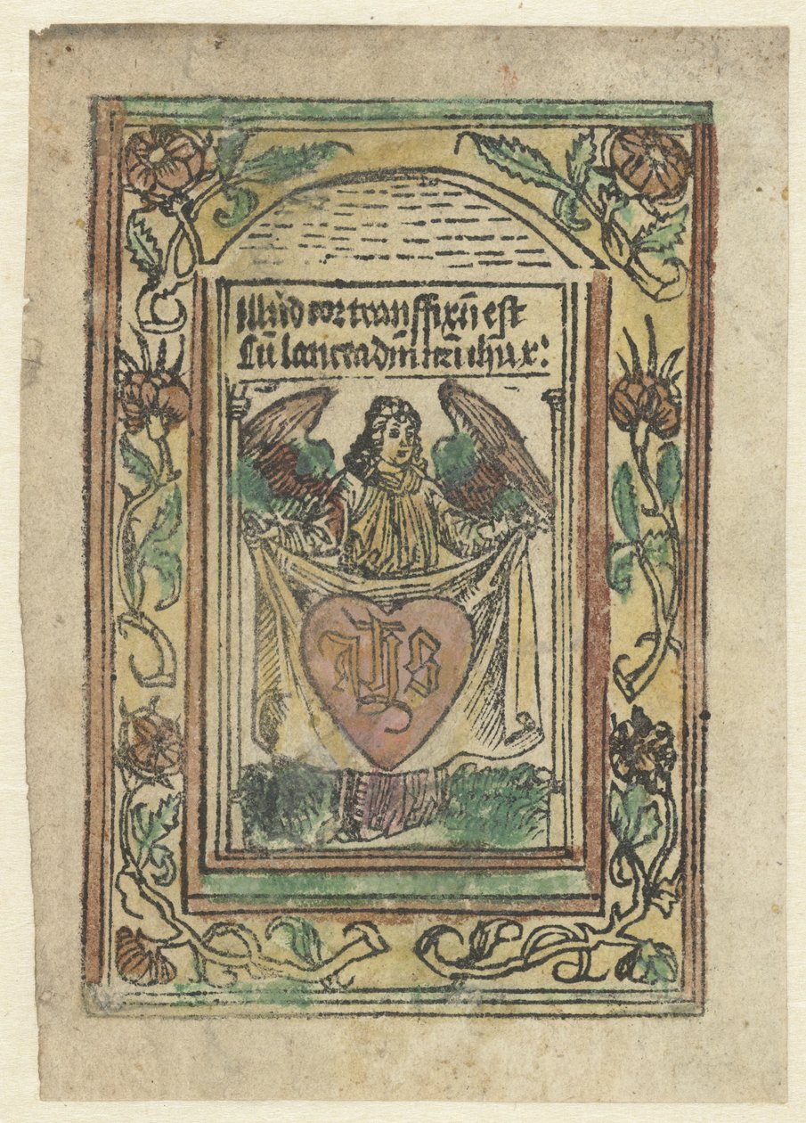 Engel mit heiligem Herz von Anonymous